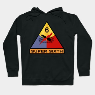 6th Armored Division - Super Sixth wo Txt Hoodie